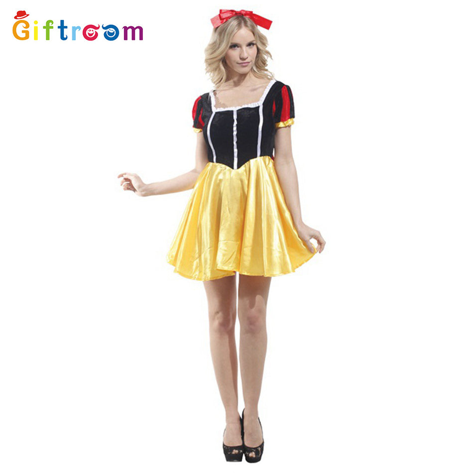 European & American Snow Queen Masquerade Costume – Halloween & Stage