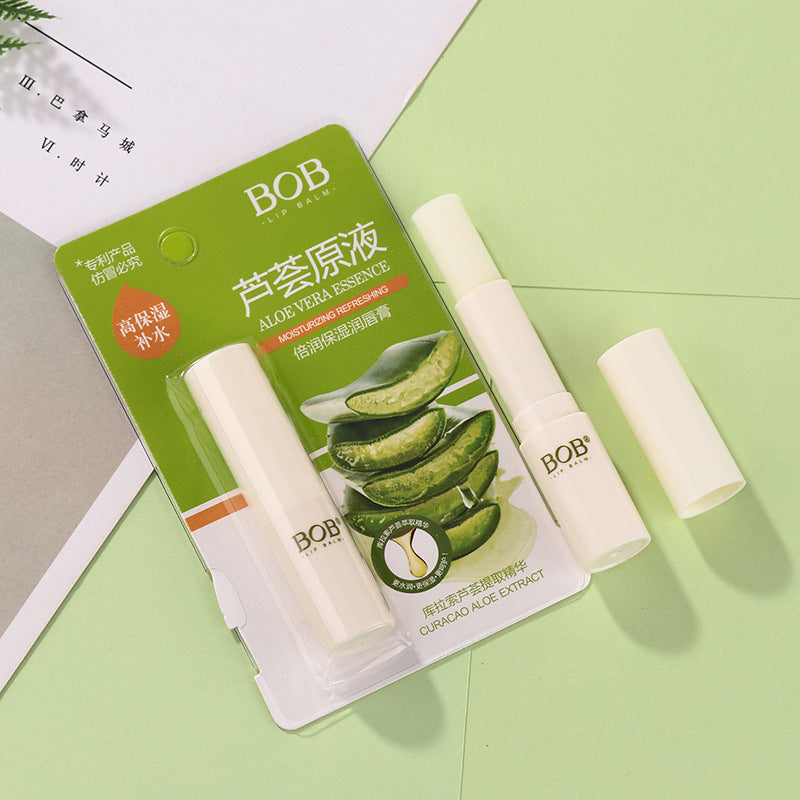 BOB Aloe Vera Lip Balm – Hydrating & Moisturizing Transparent Balm