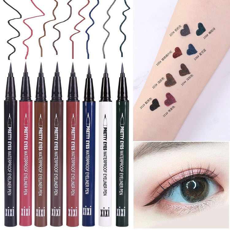 XIXI Anti-Sweat Eyeliner Pen – Cool Black INS Style