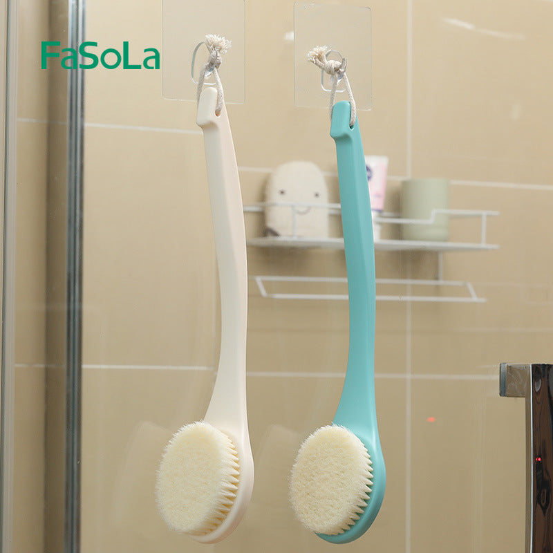 Japanese Fasola Long-Handle Bath Brush