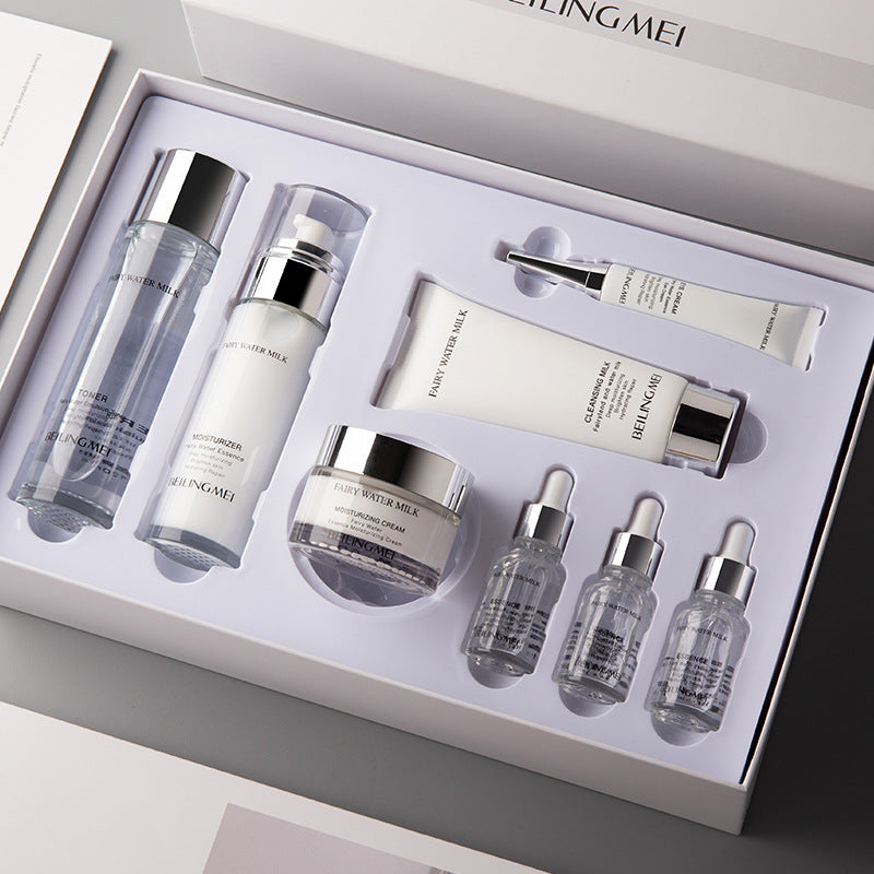 Beilingmei Time Water Cream 8-Piece Set – Moisturizing & Brightening
