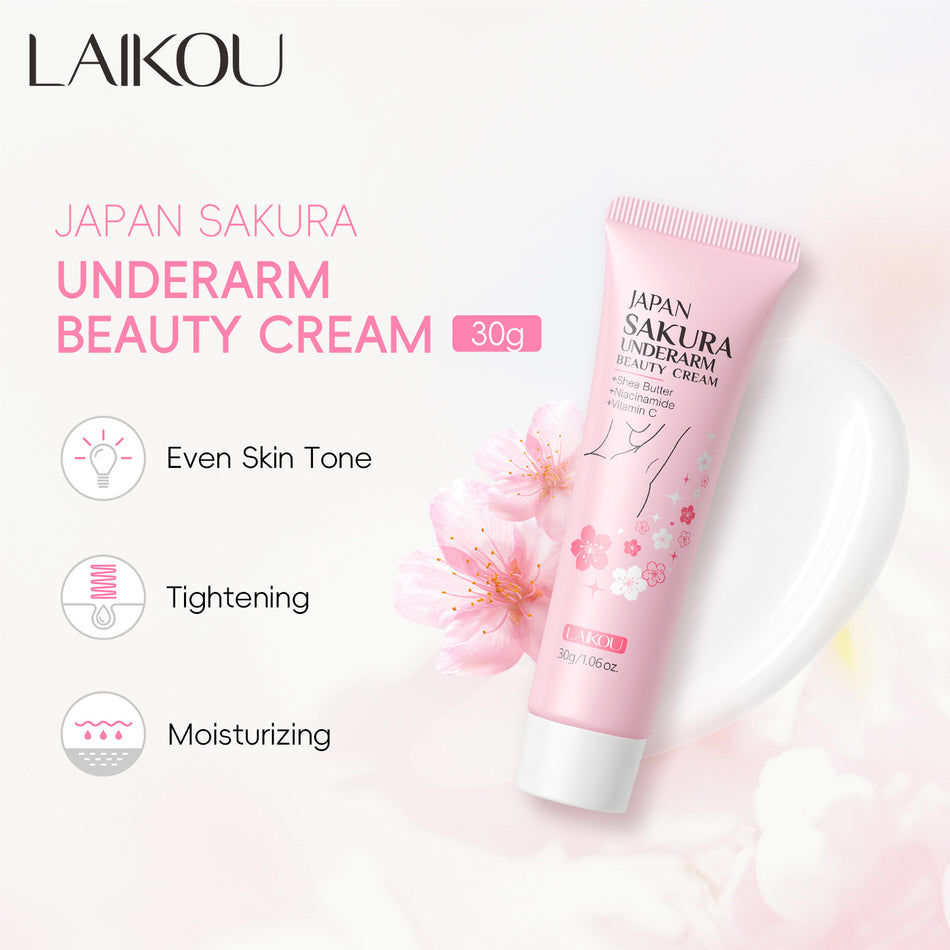 Laikou Japanese Cherry Blossom Armpit Brightening Cream 30g