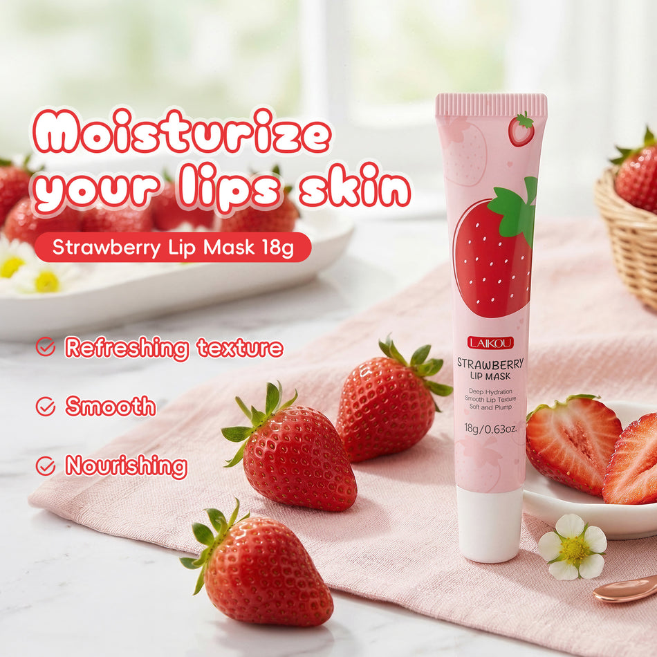 LAIKOU Strawberry Lip Balm 18g | Best Moisturizer for Lips