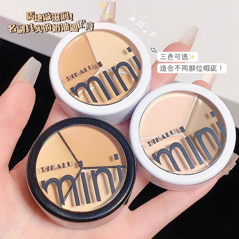 DIKALU 3-Color Concealer Palette – Flawless Full Coverage
