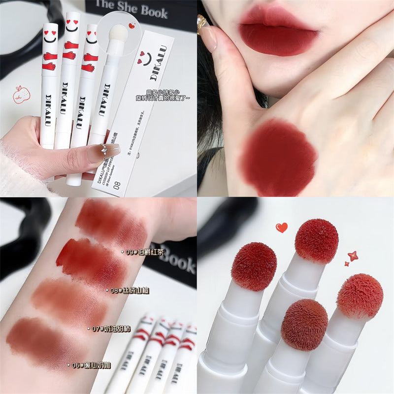 DIKALU Plush Air Cushion Lip Mud – Velvet Matte Elegance