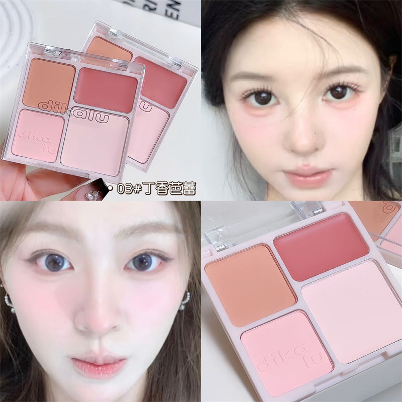 Love Light 4-Color Matte Blush & Brightening Palette