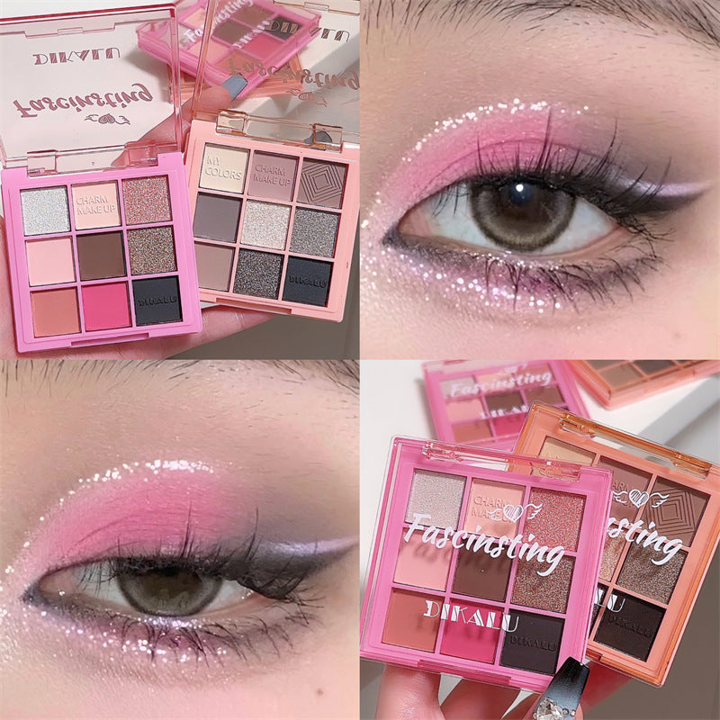 Glaze 9-Color Eyeshadow Palette | Black Rose & Shibuya Hot Girl