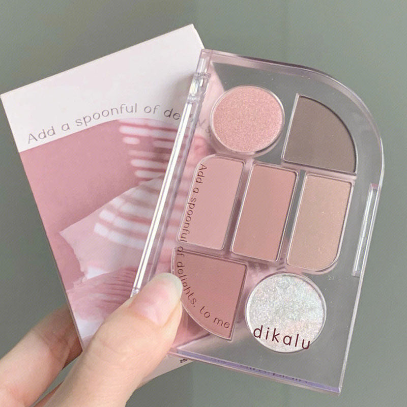 Grey Powder Milk Tea 4-Color Eyeshadow | Low Saturation Matte