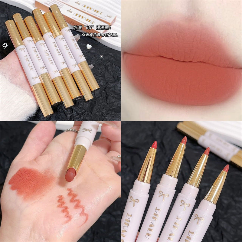 2-in-1 Soft Mist Lip Liner & Lipstick | The Ultimate "Non-Stick" Duo