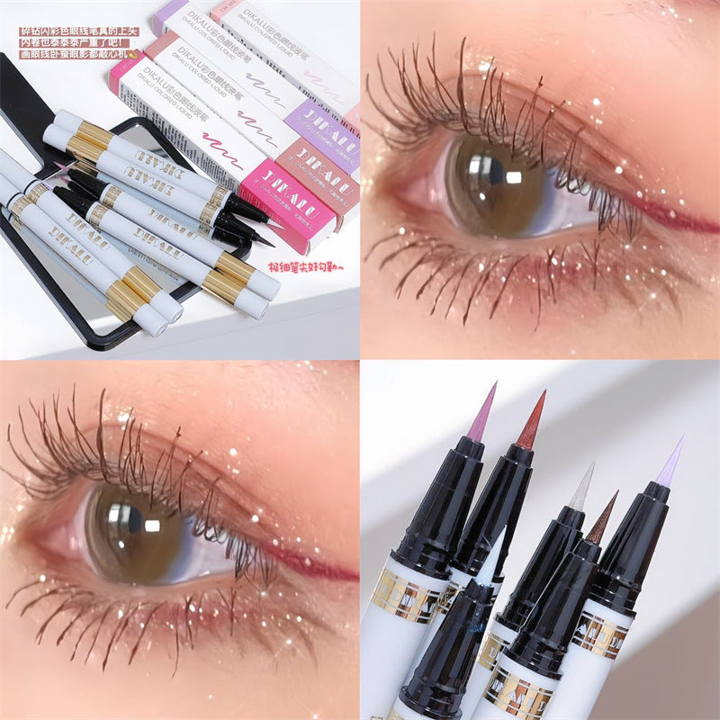 Flash Broken Diamond | 2-in-1 Liquid Silkworm & Highlighter Pen