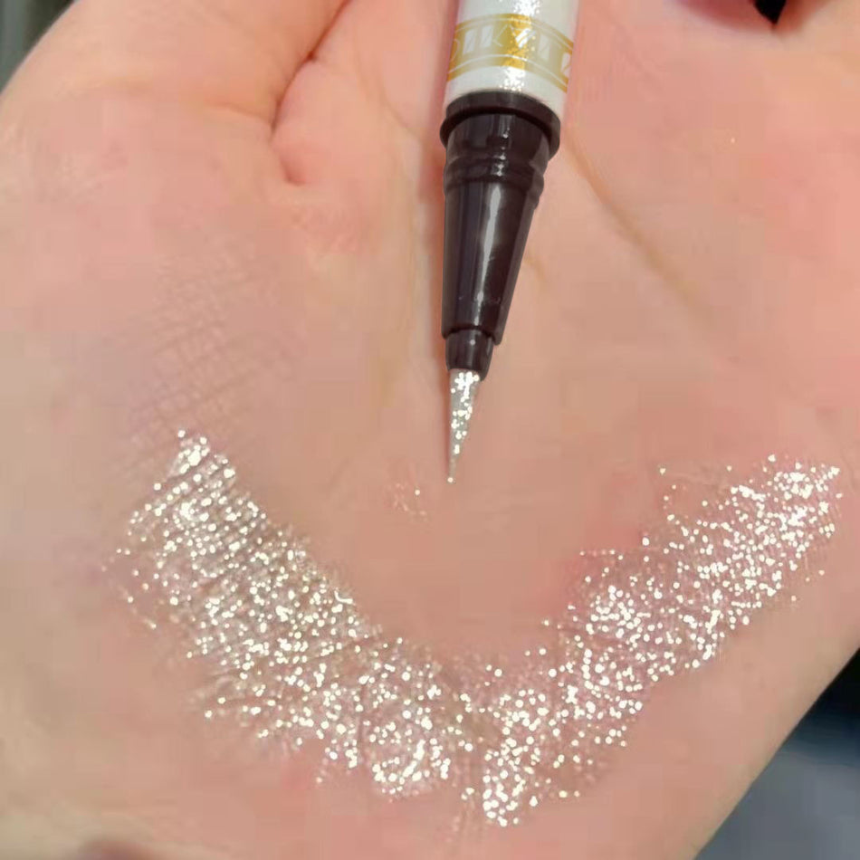 [Explosive Diamond] 2-in-1 Silkworm & Highlighter Pen