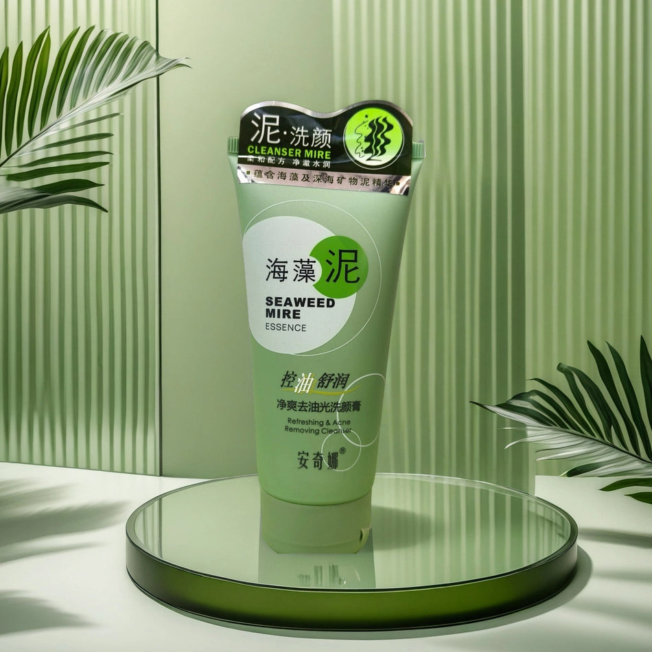 Anqina Seaweed Oil Control Cleansing Cream for Face