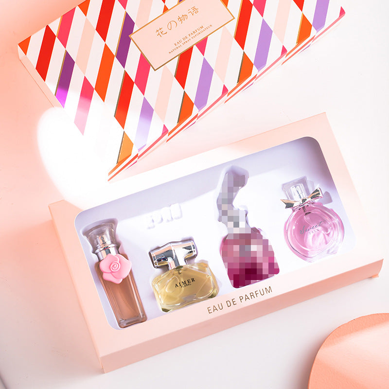 Flower Story 4-Piece Girls' Perfume Set | Fresh & Light