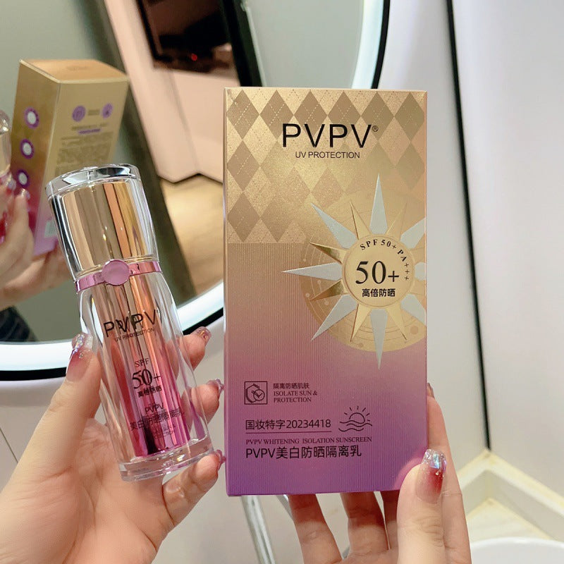 PVPV Whitening Sunscreen Isolation Cream UV Protection