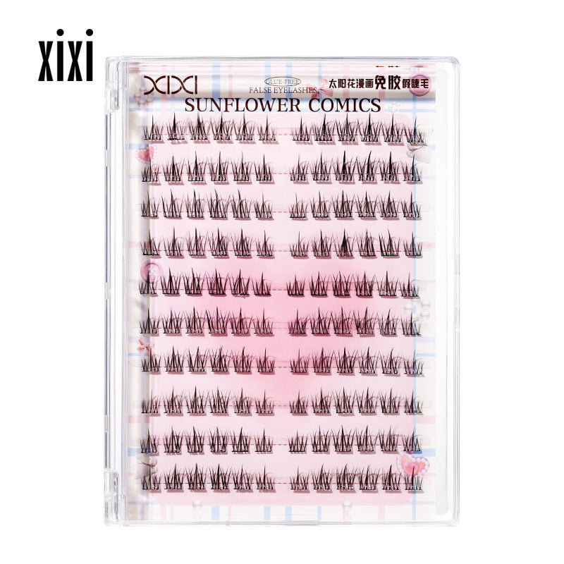 Lmltop SY914 Self-Adhesive No-Glue Cluster False Eyelashes