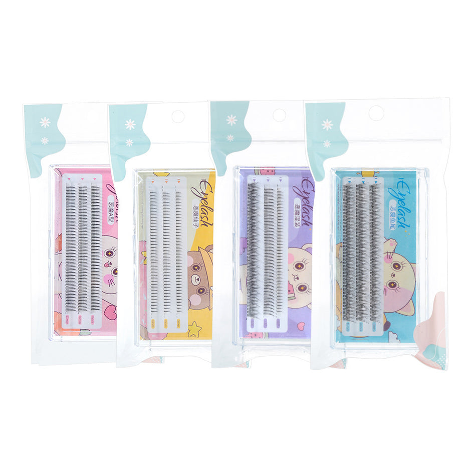 Lmltop Fairy Hair Lower False Eyelashes SY900 – Demon Single Cluster Segmented Lash Set (Wholesale)