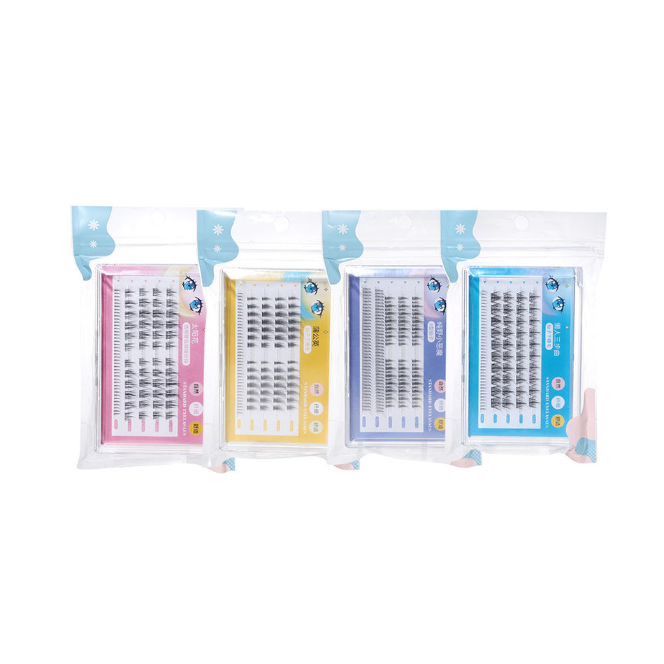 Lmltop Comic Eye Lazy Trilogy Cluster False Eyelashes – Lower Lash Grafting Fairy Hair Set
