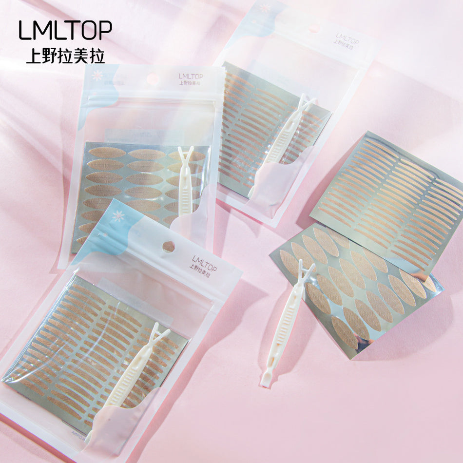 120-Pc Lace Eyelid Patch | Natural Mesh Traceless Set