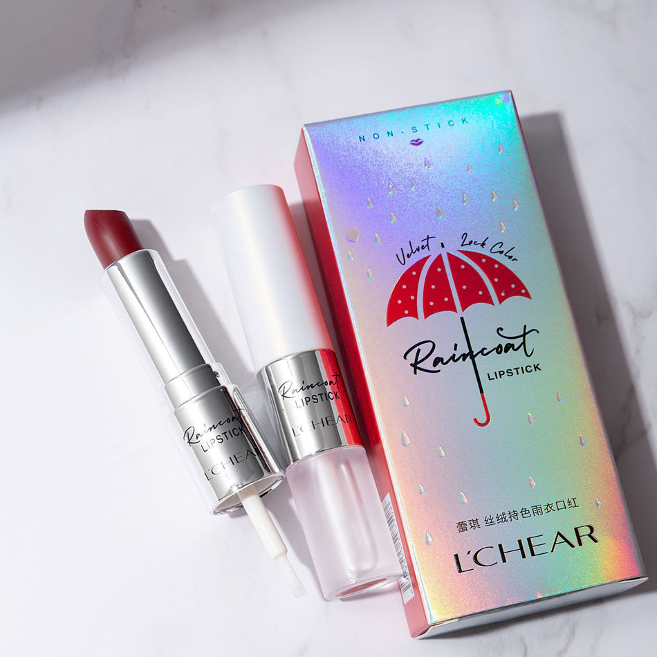2-in-1 Velvet Raincoat Lipstick: Total Color Lock