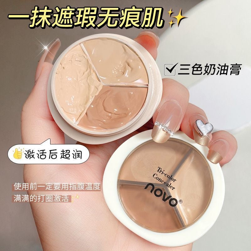 Novo Moisturizing Three-Color Concealer Palette: The "Hydrating Hero" for Flawless Skin