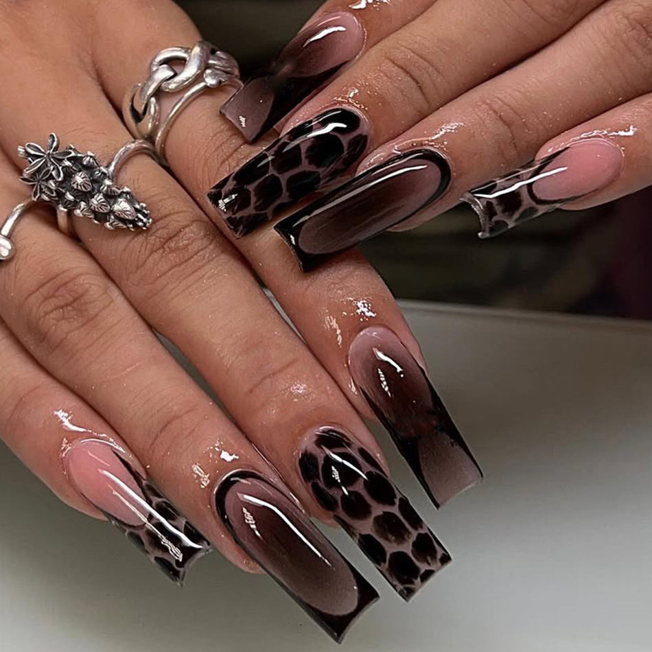 Drill Press-On Nails – French Style Set