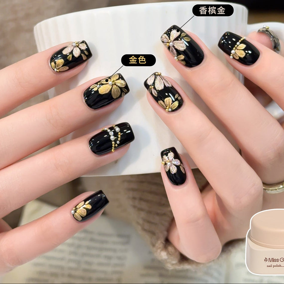 3D Metal Relief Nail Gel – Salon Nail Art