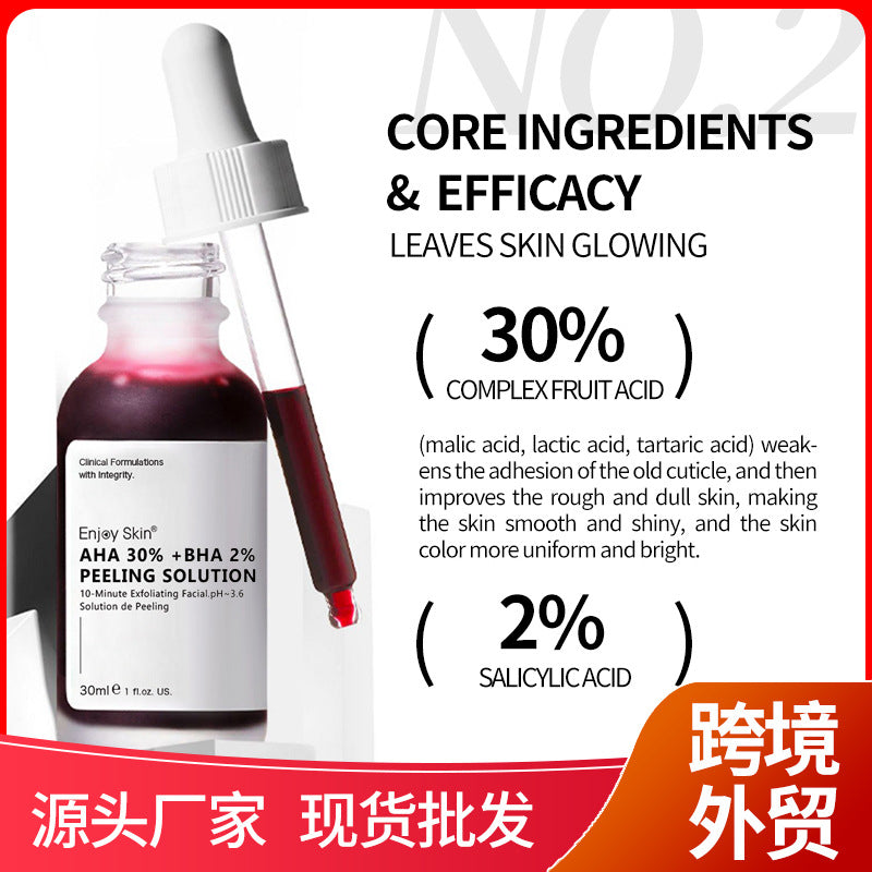 "Clear & Glow" Acne-Removing Fruit Acid & Salicylic Essence — 2026 Professional OEM Series