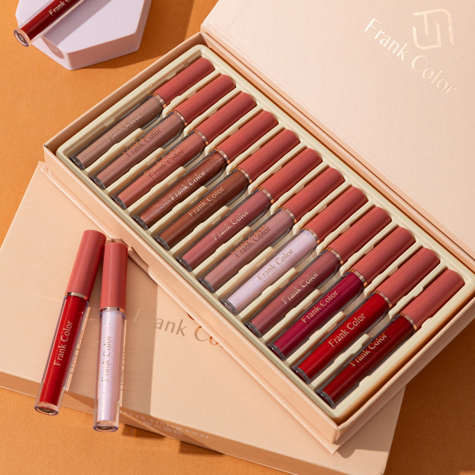 FrankColor 12-Piece Lip Glaze Suit: The "European & American" Matte Artifact