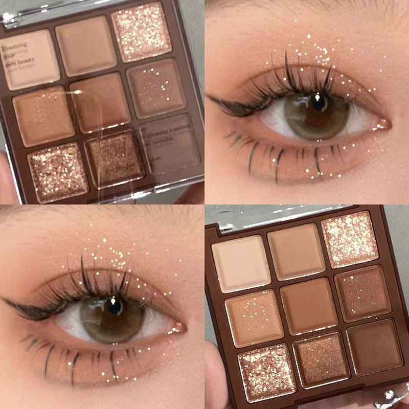 Mocha 9-Color Eyeshadow Palette – Natural Brown
