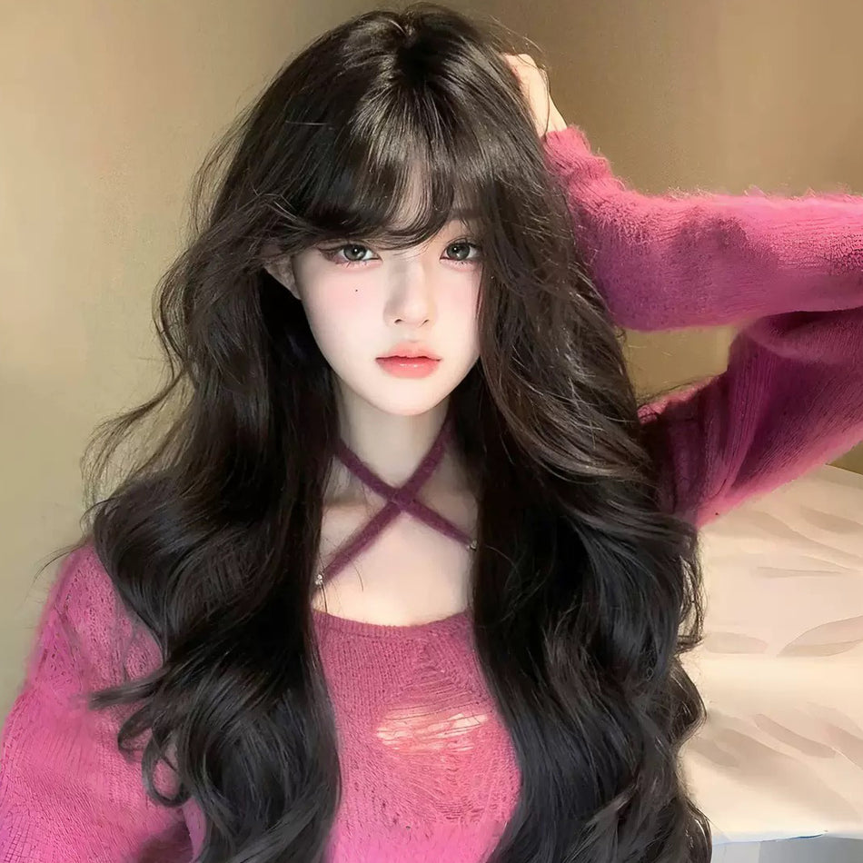 Women’s Fluffy Big Wave Long Curly Wig
