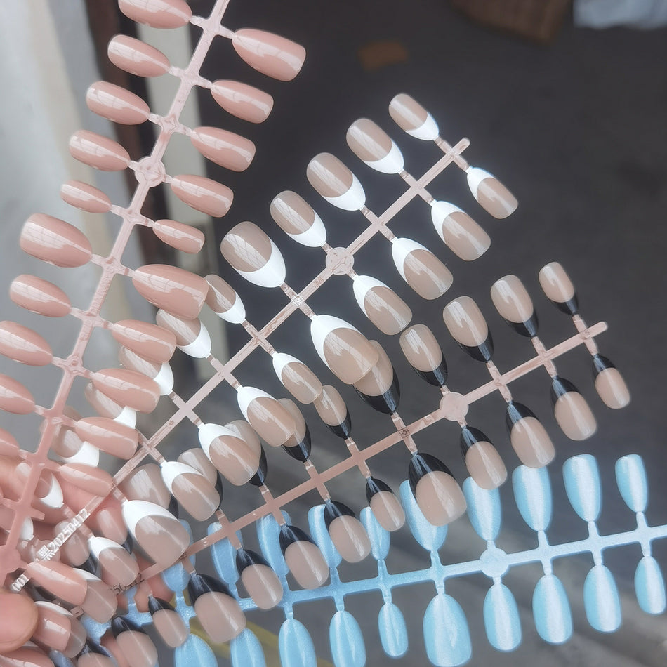Almond Armor Short Press-On Nails Wholesale Set