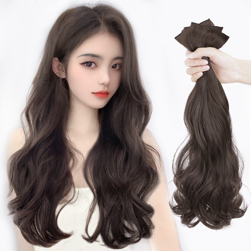 Women’s Long Curly Wave Wig Natural Look Hairpiece