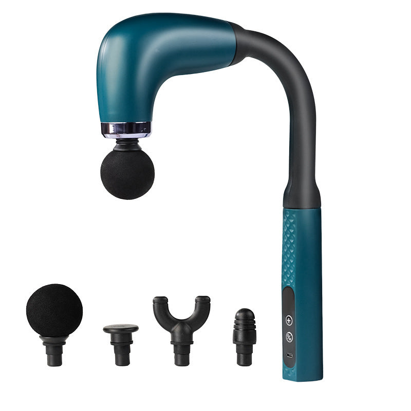 Curved Head Fascia Gun for Neck, Shoulder & Back Massage