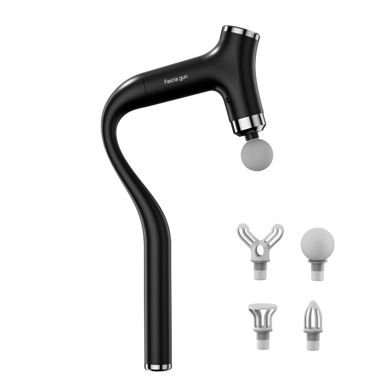 Detachable Long-Handle Fascia Gun Muscle Massager for Home Use
