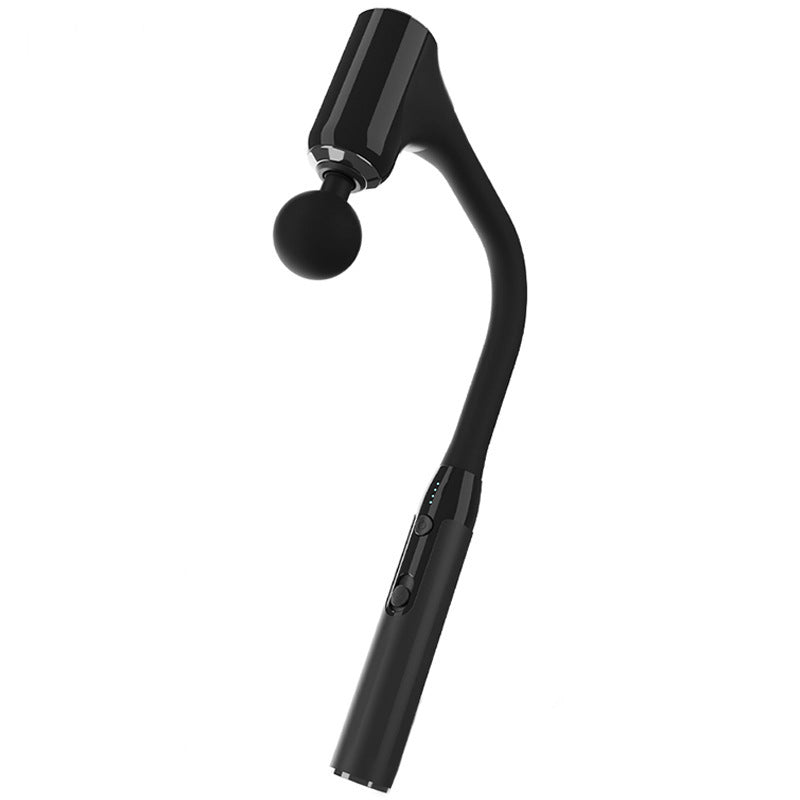Curved Fascia Gun Low-Noise Muscle Massager for Neck & Spine