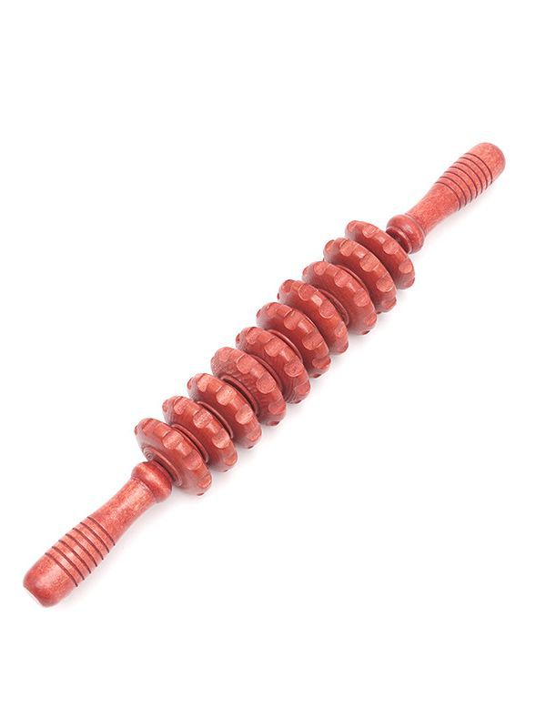 Premium Carbonized Wooden Meridian Massager & Rolling Fascia Wheel