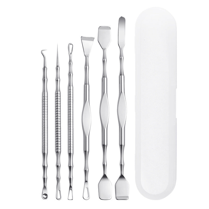 Stainless Steel Double Ended Pimple and Blackhead Extractor Set