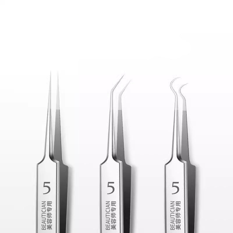 Premium Stainless Steel Blackhead Removal and Acne Extractor Set