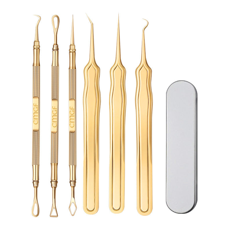 Ultra Sharp Stainless Steel Acne Needle and Cell Clip Set