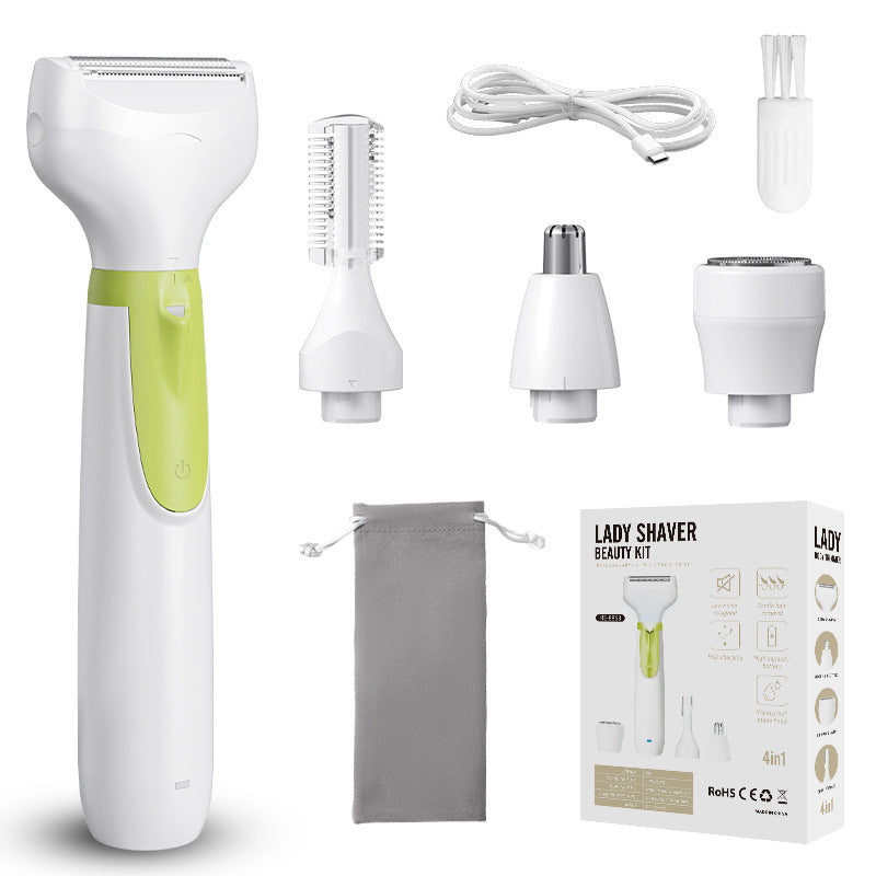 Women's 4-in-1 Multifunctional Fully Washable Electric Shaver
