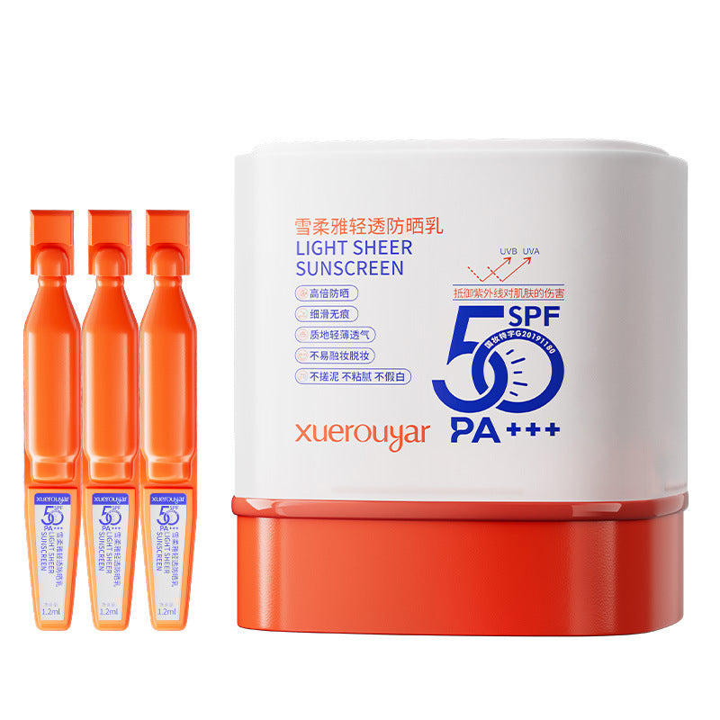 Whitening Sunscreen Cream SPF50 Waterproof Sweat-Proof Lotion