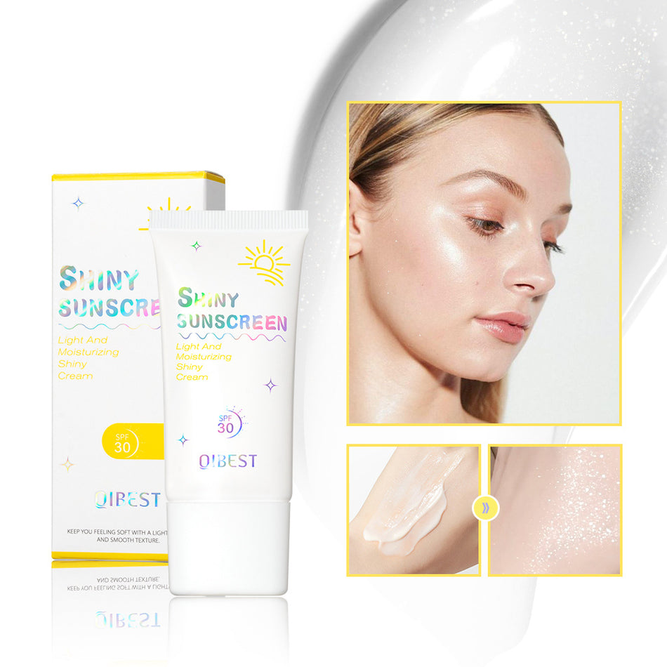 Qibest SPF30 PA+ Sunscreen Isolation Cream 28g Moisturizing