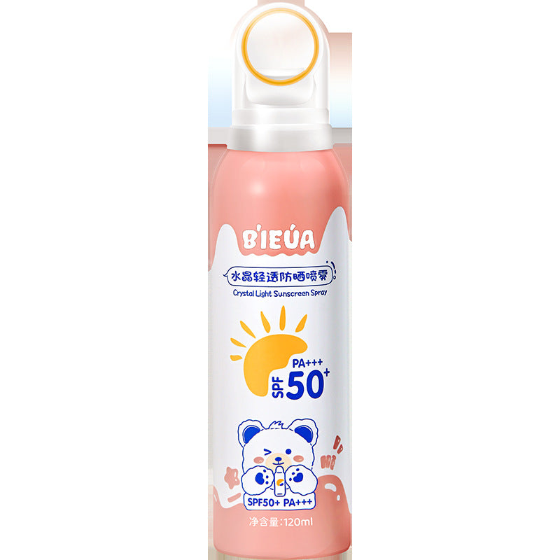 SPF40–50 Kids & Adult Universal Sunscreen Spray for Daily UV Protection