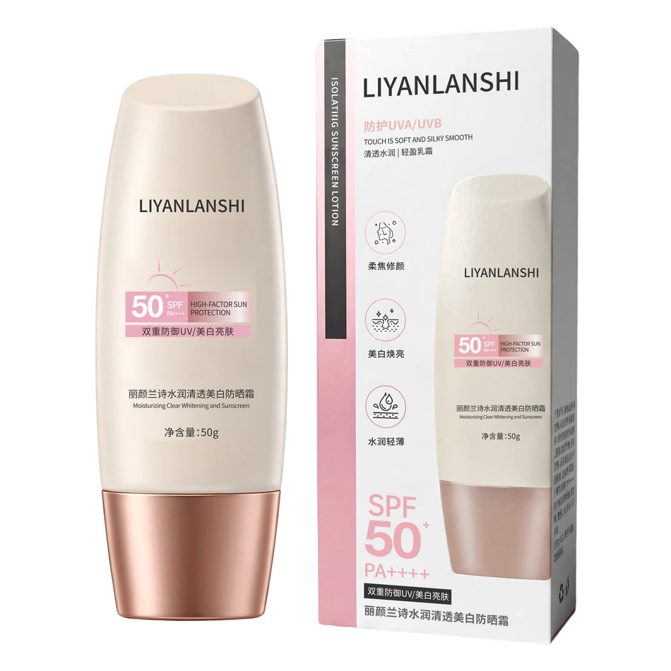 SPF50 Waterproof Facial Sunscreen Spray for UV Protection