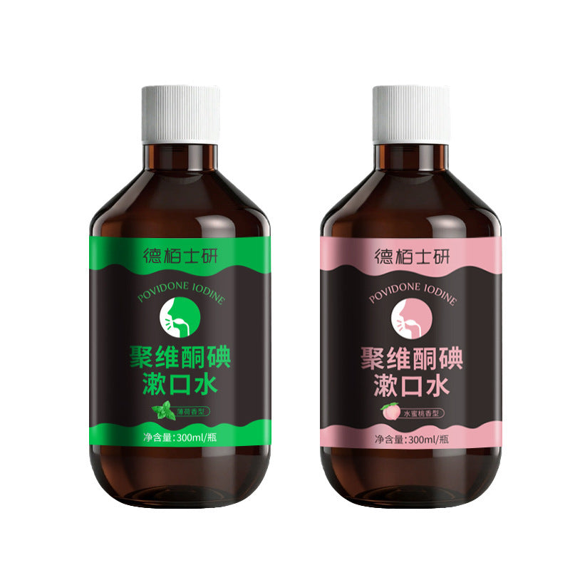Antibacterial Povidone-Iodine Mouthwash Oral Clean Care Formula