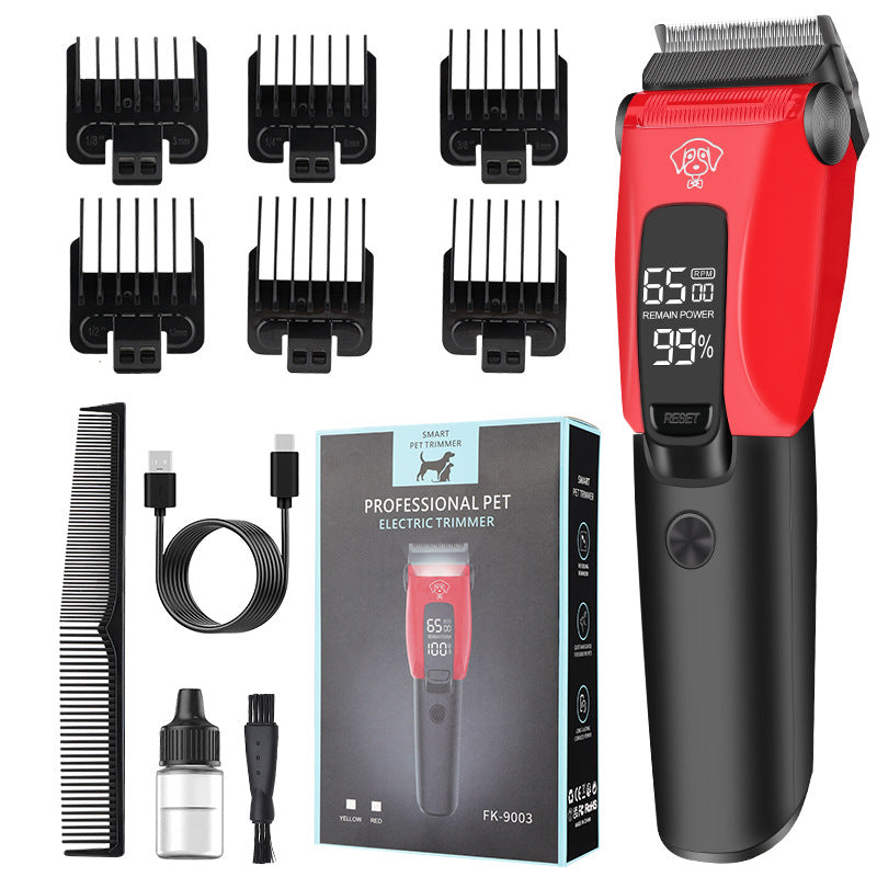 Professional Rechargeable Pet Hair Clipper for Dogs and Cats