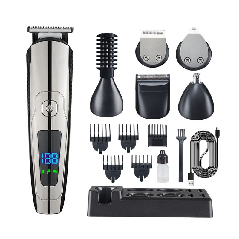 Men High Power Washable Electric Hair Clipper Bald Shave