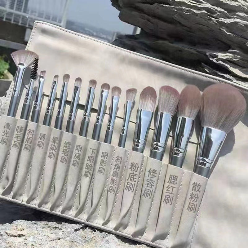 14-Piece Ultra Soft Makeup Brush Set Beginner Beauty Tools Kit