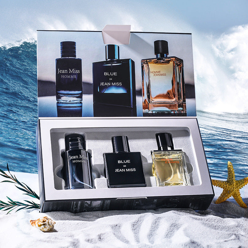 Men's Woody Eau De Toilette Perfume Set Long-Lasting Fragrance