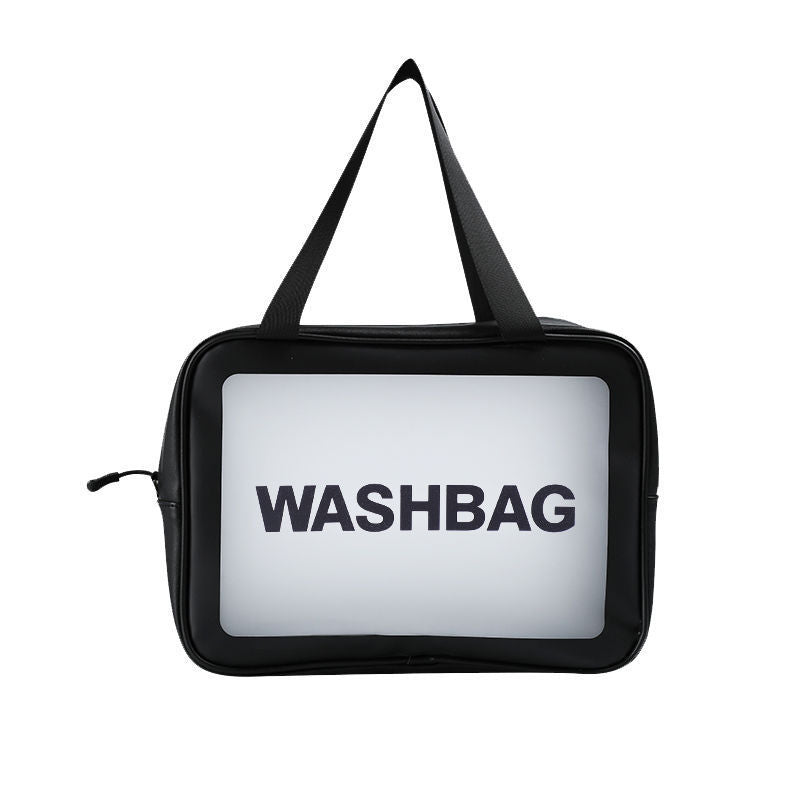 Women's Transparent PVC Cosmetic Bag Set Large Capacity Travel Pouches